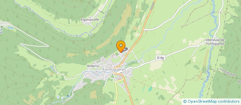 localisation de l'entreprise ECOLE DE SKI INTERNATIONALE DES ANGLES  LES ANGLES