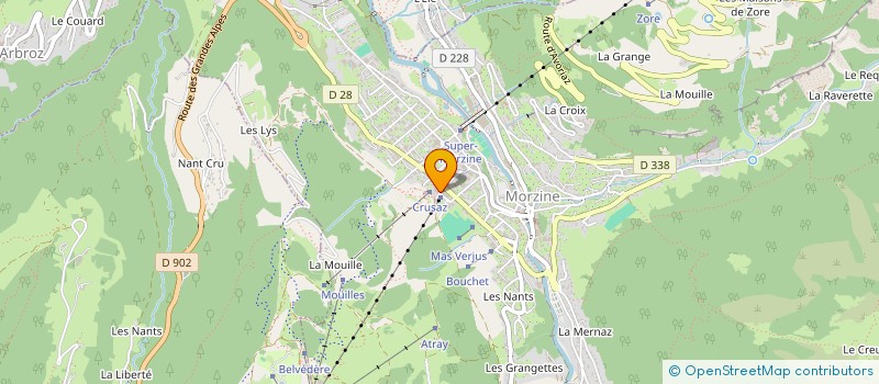 localisation de l'entreprise ECOLE DE SKI MORZINE AVORIAZ  MORZINE