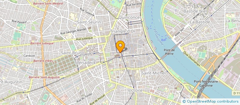 localisation de l'entreprise ECOLE DE SOPHROLOGIE ET DE SOPHROTHERAPIE EXISTENTIELLE à BORDEAUX