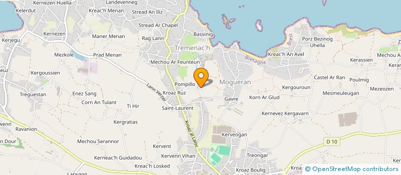 localisation de l'entreprise ECOLE DE SPORT DE PLOUGUERNEAU  PLOUGUERNEAU