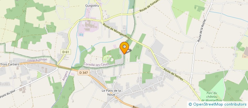 localisation de l'entreprise ECOLE DE SPORT DE ST MATHURIN  LOIRE-AUTHION