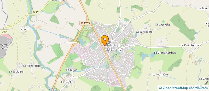 localisation de l'entreprise ECOLE DE SPORT LOULAYSIENNE - E.S.L. à MONTAIGU-VENDEE