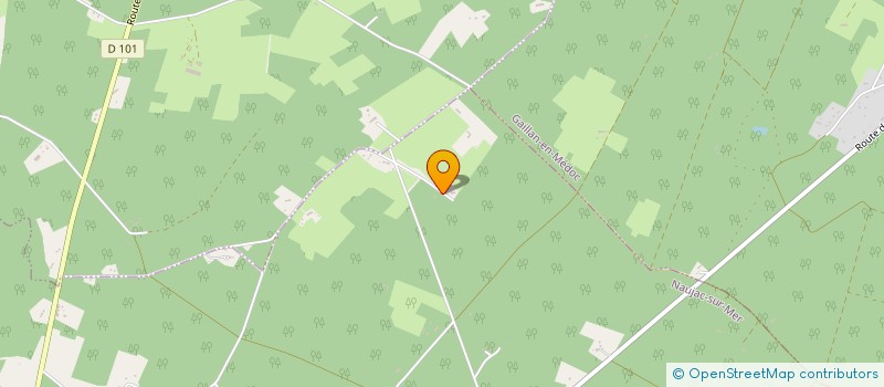 localisation de l'entreprise ECOLE DE SURF DU PIN SEC  NAUJAC-SUR-MER