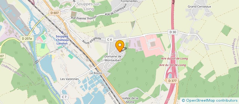 localisation de l'entreprise ECOLE DE TAEKWONDO TERRACOL à SOUPPES-SUR-LOING