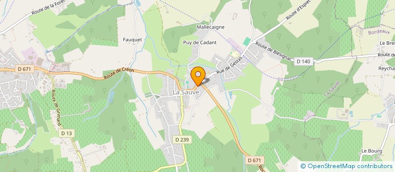 localisation de l'entreprise ECOLE DE TAI CHI RELATIONNEL EUROPEENNE  TARGON