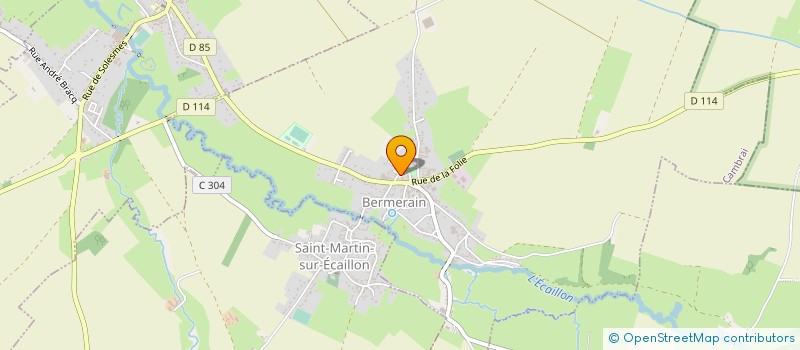 localisation de l'entreprise ECOLE DE TAI DO DE BERMERAIN à BERMERAIN