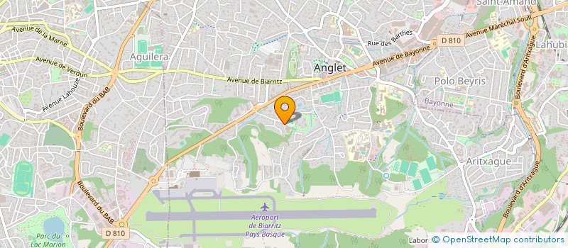 localisation de l'entreprise ECOLE DE TAI JI QUAN COTE BASQUE à ANGLET