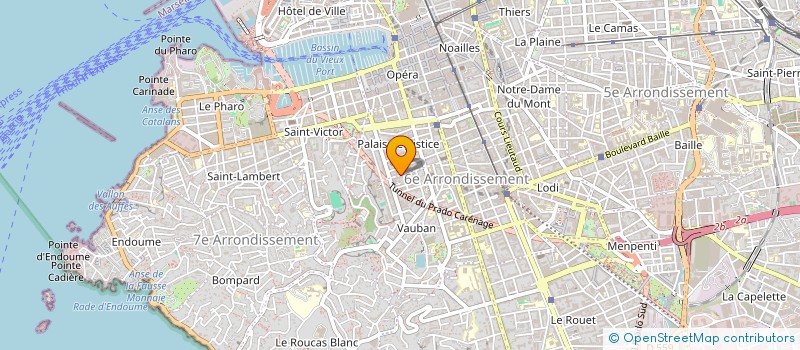 localisation de l'entreprise ECOLE DE THEATRE LEON ET LA GIRAFE  MARSEILLE
