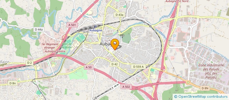 localisation de l'entreprise ECOLE DE TIR DU PAYS D'AUBAGNE  AUBAGNE