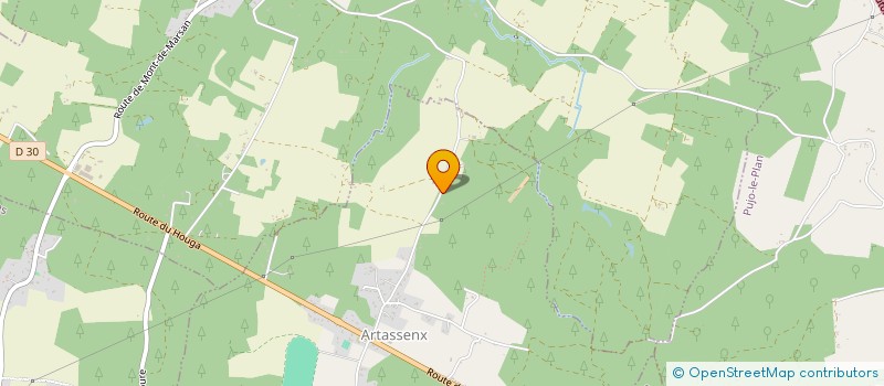 localisation de l'entreprise ECOLE DE TROMPE DE CHASSE DE BEAUSSIET  ARTASSENX