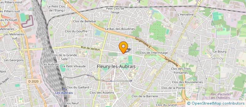 localisation de l'entreprise ECOLE DE TROMPE DU BIEN ALLER à FLEURY-LES-AUBRAIS