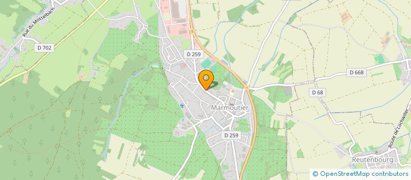 localisation de l'entreprise ECOLE DE TROMPES DU PAYS DE MARMOUTIER à MARMOUTIER
