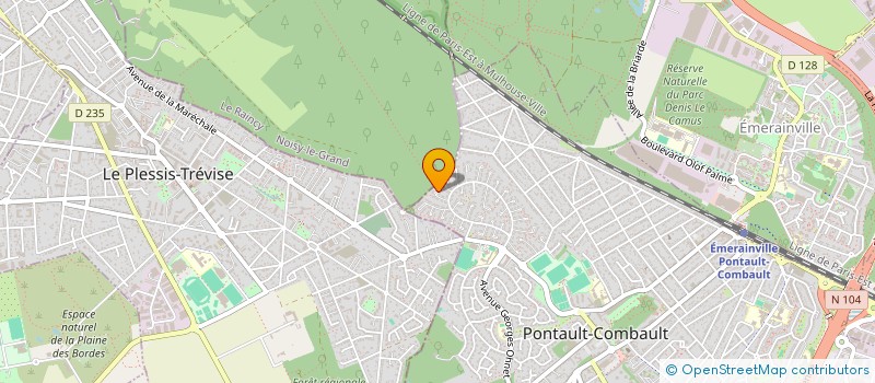 localisation de l'entreprise ECOLE DE VENTE DE MEAUX à PONTAULT-COMBAULT