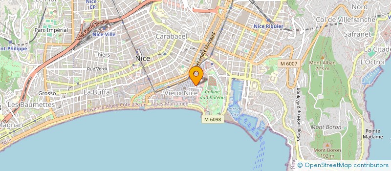 localisation de l'entreprise ECOLE DE VIE DU TRAVAIL à NICE