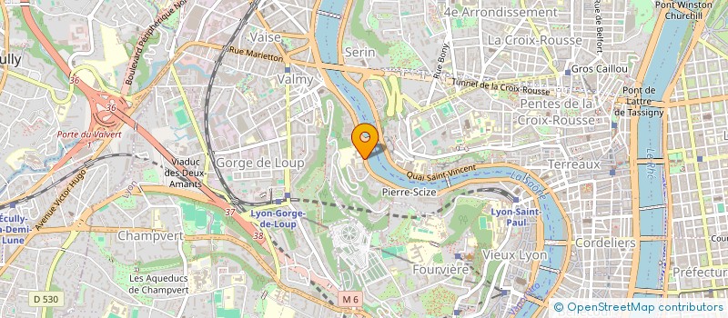 localisation de l'entreprise ECOLE DE VIE INTERNATIONALE (EVI)  LYON