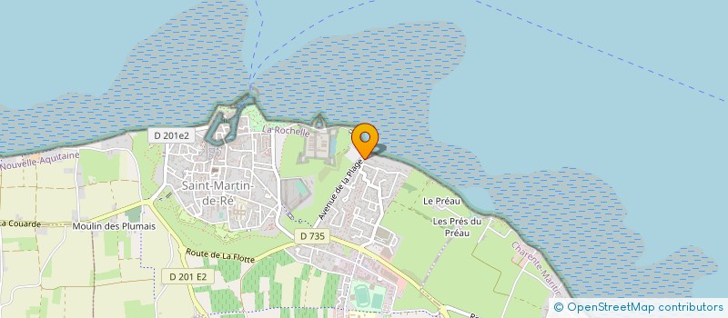 localisation de l'entreprise ECOLE DE VOILE DE LA CIBLE  SAINT-MARTIN-DE-RE