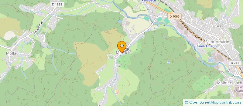 localisation de l'entreprise ECOLE DE VTT ROTATION  CERNAY