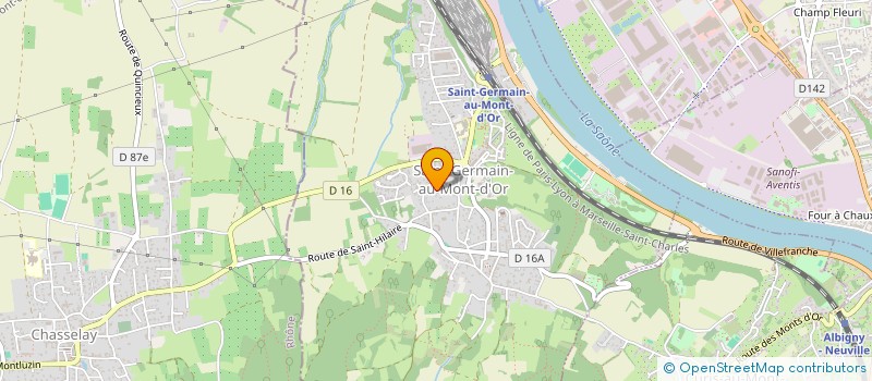 localisation de l'entreprise ECOLE DEMOCRATIQUE AU MONT D'OR  SAINT-GERMAIN-AU-MONT-D'OR