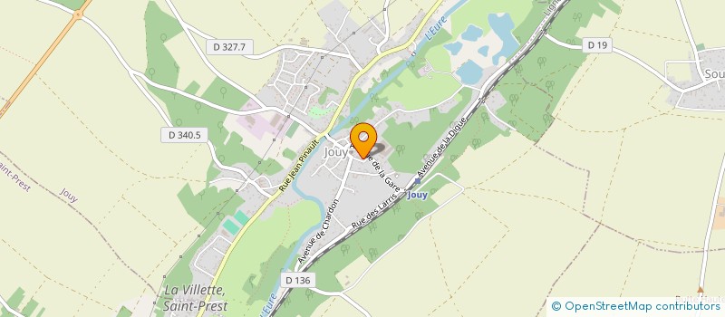 localisation de l'entreprise ECOLE DEMOCRATIQUE : LES CHEMINS DE L'ENVOL à JOUY