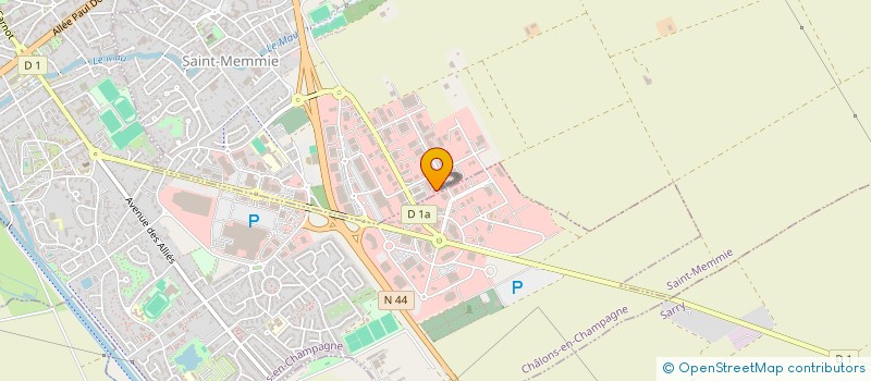 localisation de l'entreprise ECOLE DES AMIS PLONGEURS  BRUGNY-VAUDANCOURT