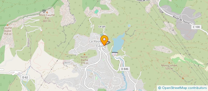 localisation de l'entreprise ECOLE DES ARTS DU REVEST - TOUS EN SCENE  LE REVEST-LES-EAUX