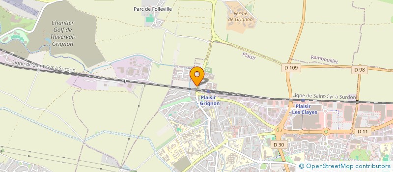 localisation de l'entreprise ECOLE DES ARTS MIDAFAUM à PLAISIR