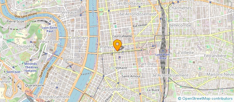 localisation de l'entreprise ECOLE DES AVOCATS à LYON