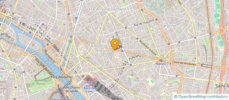 localisation de l'entreprise ECOLE DES DANSES LATINES ET TROPICALES  PARIS