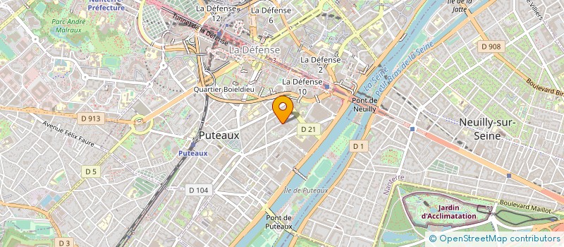 localisation de l'entreprise ECOLE DES DIRIGEANTS ET CREATEURS D'ENTREPRISES à PUTEAUX