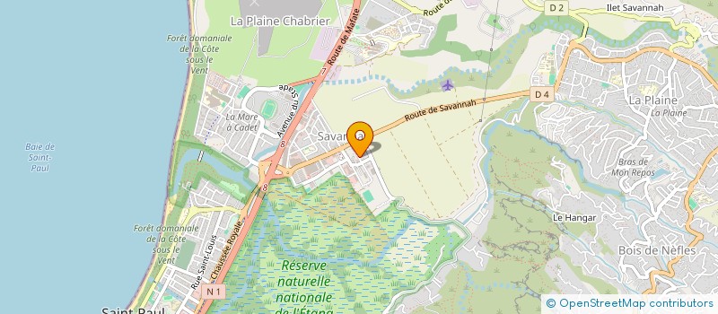 localisation de l'entreprise ECOLE DES FORMATIONS à SAINT-PAUL