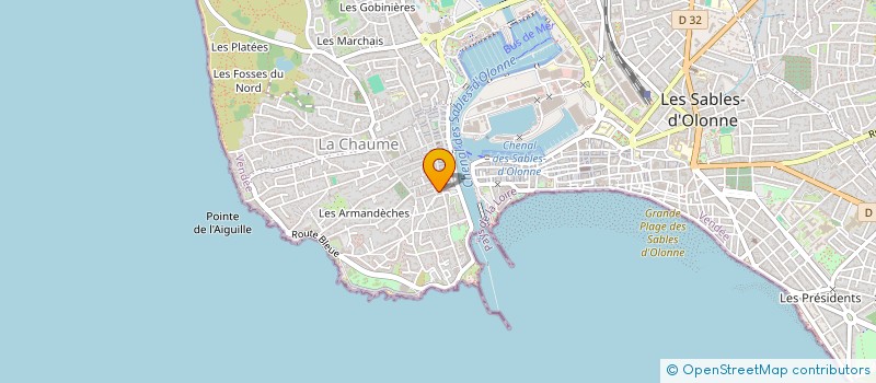 localisation de l'entreprise ECOLE DES GRANDS PARENTS AU PAYS DES OLONNES à LES SABLES D'OLONNE