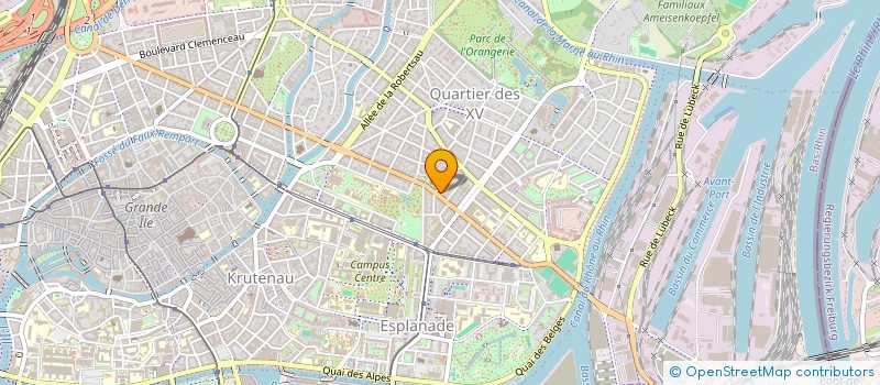 localisation de l'entreprise ECOLE DES JEUNES ORATEURS à STRASBOURG