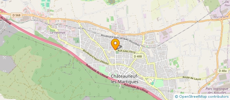 localisation de l'entreprise ECOLE DES JEUNES SAPEURS POMPIERS DE CHATEAUNEUF LES MARTIGUES à CHATEAUNEUF-LES-MARTIGUES