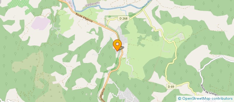 localisation de l'entreprise ECOLE DES JEUNES SAPEURS POMPIERS DU RIZZANESE  SARTENE