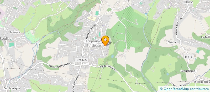 localisation de l'entreprise ECOLE DES LOISIRS DE CARIGNAN à CARIGNAN-DE-BORDEAUX