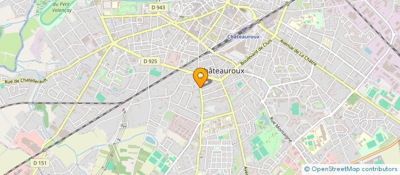 localisation de l'entreprise ECOLE DES METIERS DU BIEN ETRE à CHATEAUROUX