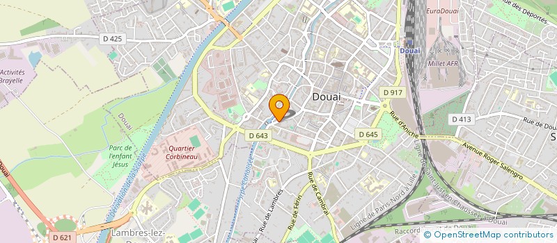 localisation de l'entreprise ECOLE DES MINES DE DOUAI : UNE GRANDE ECOLE, POURQUOI PAS MOI ? à DOUAI