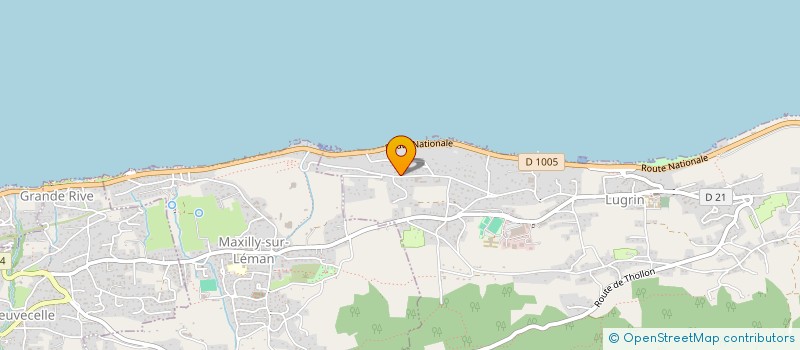 localisation de l'entreprise ECOLE DES MUSIQUES DE LUGRIN  LUGRIN