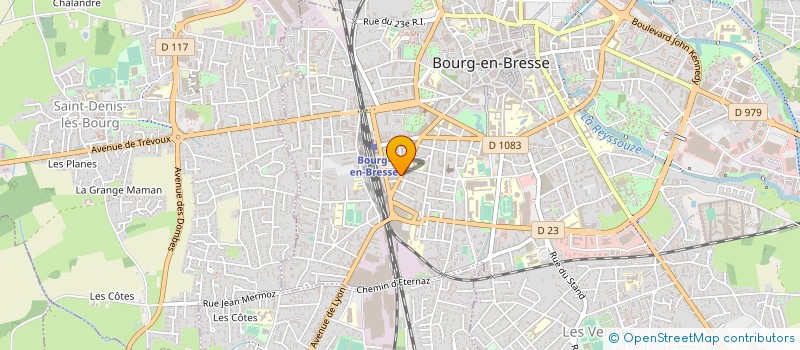 localisation de l'entreprise ECOLE DES MUSIQUES ET DES ARTS à BOURG-EN-BRESSE