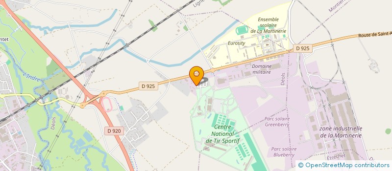 localisation de l'entreprise ECOLE DES OISEAUX à DEOLS