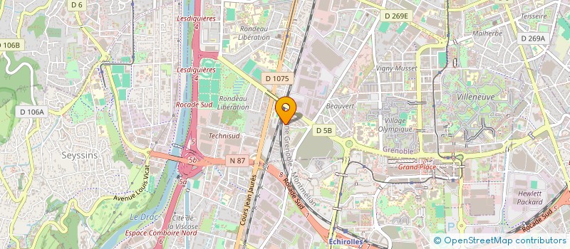 localisation de l'entreprise ECOLE DES PARENTS & EDUCATEURS à GRENOBLE