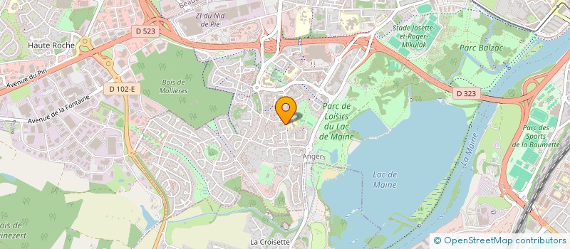 localisation de l'entreprise ECOLE DES PARENTS ET DES EDUCATEURS à ANGERS