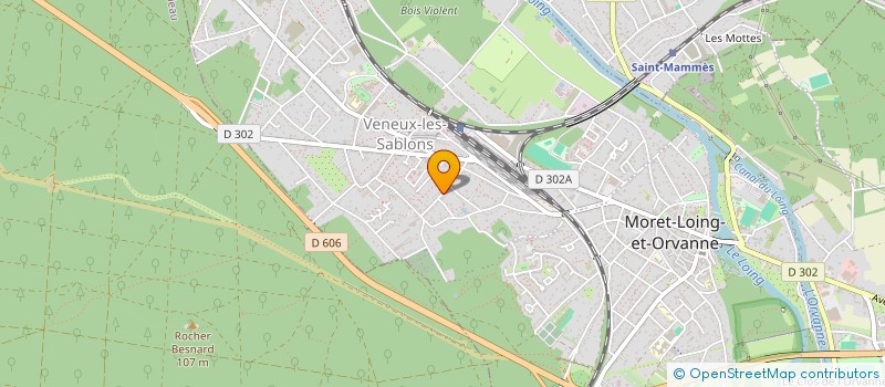 localisation de l'entreprise ECOLE DES PARENTS ET DES EDUCATEURS 77 SUD  MORET-LOING-ET-ORVANNE