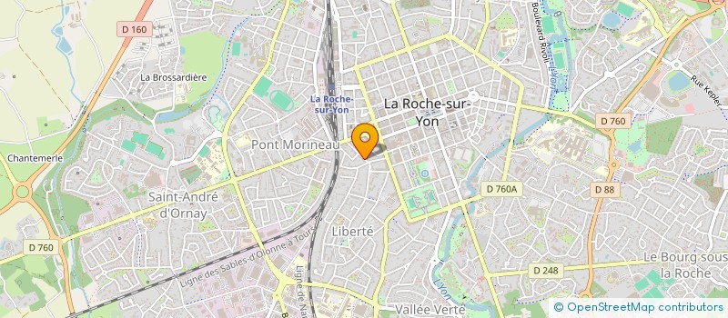 localisation de l'entreprise ECOLE DES PARENTS ET DES EDUCATEURS DE VENDEE à LA ROCHE-SUR-YON