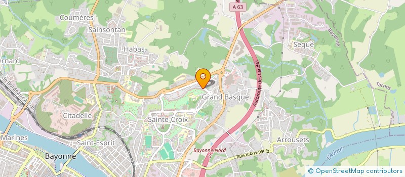 localisation de l'entreprise ECOLE DES PARENTS ET EDUCATEURS  BAYONNE