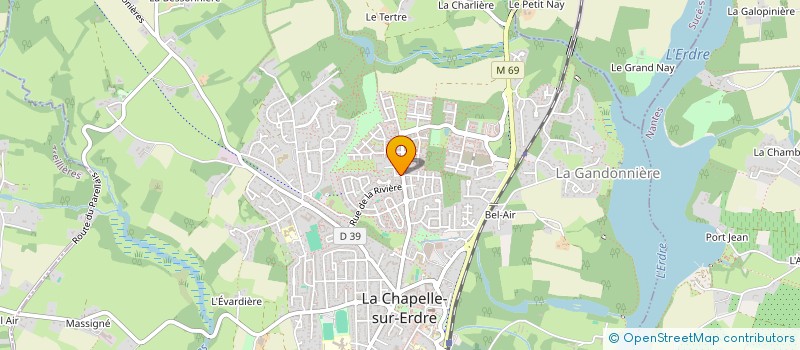 localisation de l'entreprise ECOLE DES ROYS à LA CHAPELLE-SUR-ERDRE
