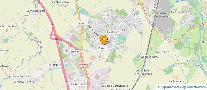 localisation de l'entreprise ECOLE DES SPORTS DE BOUFFERE à MONTAIGU-VENDEE
