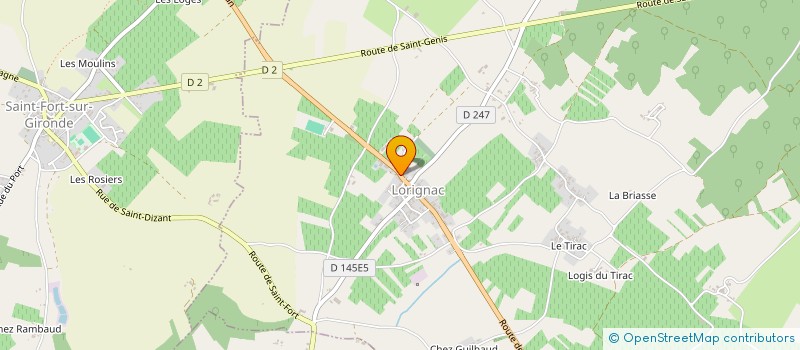 localisation de l'entreprise ECOLE DES SPORTS DE CONTACT  LORIGNAC