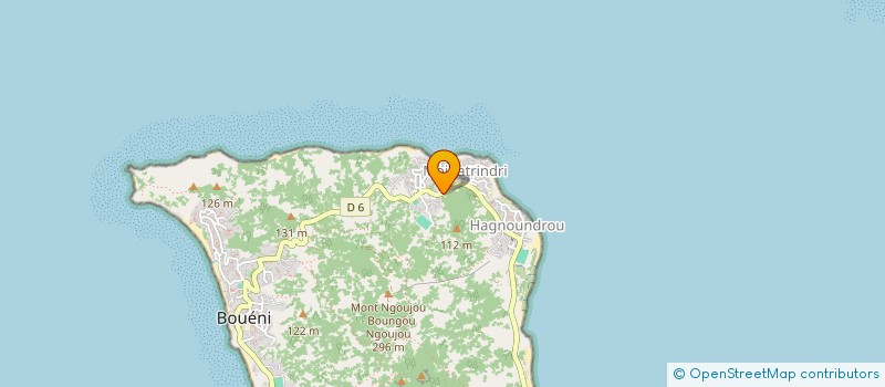 localisation de l'entreprise ECOLE DES SPORTS DE MOINATRINDRI à BOUENI