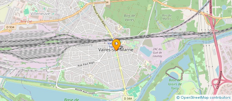 localisation de l'entreprise ECOLE DES SPORTS VAIROISE à VAIRES-SUR-MARNE